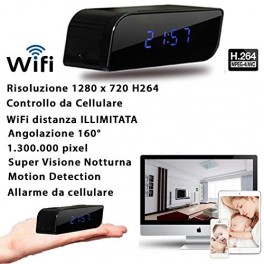 SVEGLIA TELECAMERA SPIA MICROCAMERA CAM NIGHT VISION NASCOSTA 3G WI FI WIFI SVEGLIA TELECAMERA SPIA MICROCAMERA CAM NIGHT VISION NASCOSTA 3G WI FI WIFI