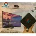 TV BOX ANDROID Q-M6 ANDROID 8.1 4K 4GB RAM 32 GB ROM IPTV 5G DUAL BAND