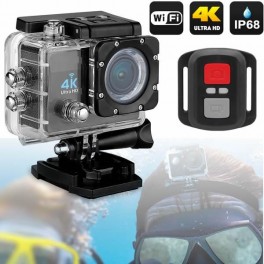 PRO CAM 4K WIFI DV CAMERA ULTRA HD 16MP SPORT ACTION CAM VIDEOCAMERA SUBACQUEA 30M DA INDOSSARE