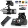 TELECAMERA PER AUTO DVR CON MONITOR R300 1280 X 480  DOPPIA LENTE SENSORE GPS TRACKER REGISTRATORE VIDEOCAMERA