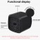 MINI DV WIFI NIGHT VISION 140° GRANDANGOLO TELECAMERA PORTATILE SPIA HD MINI CAM