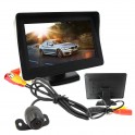 KIT MONITOR 4.3'' A COLORI CON TELECAMERA POSTERIORE AUTO RETROMARCIA ASSISTENZA