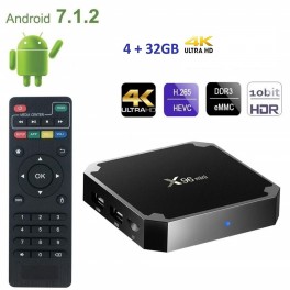 TV Box X96 MINI Android 9,0, 4GB RAM/32GB ROM, WiFi 4K Dual Band 2.4GHz/5GHz, Bluetooth 4.0, HDMI