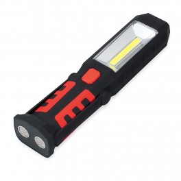 Lampada Lavoro 3+1 Torcia Magnetica Luce Flessibile 180° Ruotabile per Meccanica Barca Capeggio Pesca Emergenza Casa