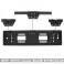 PORTATARGA CON TELECAMERA POSTERIORE 4 LED E SENSORI DI PARCHEGGIO 170° AUTO VIDEOCAMERA DVR
