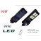 LAMPIONE STRADALE A 4 LUCI CON PANNELLO SOLARE CREPUSCOLARE LUCE PER ESTERNO ENERGIA SOLARE