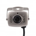 MINI TELECAMERA CCTV 1200 TVL INFRAROSSI NIGHT VISION 6 LED MICROCAMERA NASCOSTA