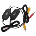 KIT RCA CAVO WIRELESS PER TELECAMERE DI RETROMARCIA 2,4 GHZ TRASMETTITORE E RICEVITORE VIDEO