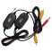 KIT RCA CAVO WIRELESS PER TELECAMERE DI RETROMARCIA 2,4 GHZ TRASMETTITORE E RICEVITORE VIDEO