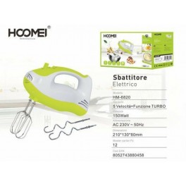 SBATTITORE ELETTRICO IMPASTATRICE 150W CON 5 VELOCITA' SBATTITORE ELETTRICO IMPASTATRICE 150W CON 5 VELOCITA'
