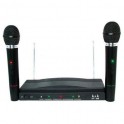 KIT RICEVITORE WIRELESS DECODER CON 2 MICROFONI AT-306