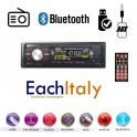 STEREO AUTORADIO 1DIN PER AUTO MACCHINA BLUETOOTH FM VOCE RADIO MP3 USB AUX SD CARD 5008BT
