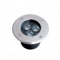 FARETTO LAMPADA DA INCASSO TERRENO PAVIMENTO 3W CALPESTABILE ILLUMINAZIONE DA ESTERNO