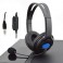CUFFIE UNIVERSALI CON MICROFONO PER CONSOLE PS4 XBOX HEADSET REGOLAZIONE MIC