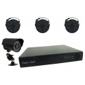 KIT DVR DI VIDEOSORVEGLIANZA HDMI CON 4 TELECAMERE IR 4 CANALI BNC COMPLETO 5504H-4-B