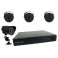 KIT DVR DI VIDEOSORVEGLIANZA HDMI CON 4 TELECAMERE IR 4 CANALI BNC COMPLETO 5504H-4-B
