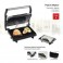 PIASTRA ELETTRICA PER TOAST SANDWICH PANINI CUCINA HM-5830 750W