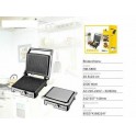 PIASTRA ELETTRICA PER TOAST BISTECCHIERA SANDWICH PANINI CUCINA HM-5880 2000W