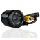 TELECAMERA POSTERIORE 9 LED RETROMARCIA INFRAROSSI VISIONE NOTTURNA AUTO CAMPER 120° DA INCASSO