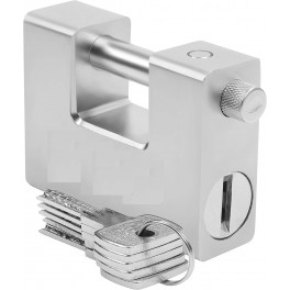 Lucchetto Corazzato Antiscasso da 1 Kg con 5 Chiavi - Acciaio Massiccio Temprato - Grillo Spesso 12 mm. Lunghezza 94mm Lucchetto Corazzato Antiscasso da 1 Kg con 5 Chiavi - Acciaio Massiccio Temprato - Grillo Spesso 12 mm. Lunghezza 94mm