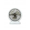 Mini Ventilatore RGB Portatile Ricaricabile – Silenzioso e Potente con 3 Velocità, Altezza Regolabile, Luci LED