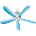 Ventilatore Da Soffitto 25W Con Gancio, Ventilatore a Soffitto 5 Pale, Interruttore On/Off e Spina, 220V