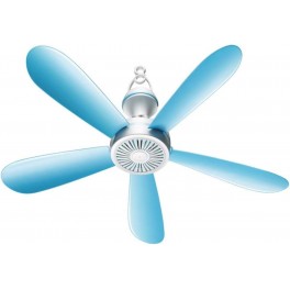 Ventilatore Da Soffitto 25W Con Gancio, Ventilatore a Soffitto 5 Pale, Interruttore On/Off e Spina, 220V Ventilatore Da Soffitto 25W Con Gancio, Ventilatore a Soffitto 5 Pale, Interruttore On/Off e Spina, 220V