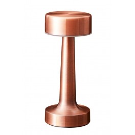 Lampada da Tavolo Touch da Scrivania, da Comodino. Design Minimal Industrial. Colore Rame. Dimmerabile, Portatile e Ricaricabile Lampada da Tavolo Touch da Scrivania, da Comodino. Design Minimal Industrial. Colore Rame. Dimmerabile, Portatile e Ricaricabile