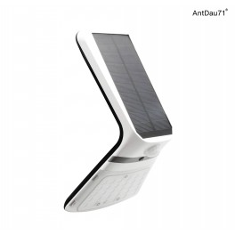 Applique a Led da Parete, con Pannello Solare Integrato, da 40watt, Controllo di Luce Intelligente, Senza Fili, Impermeabile